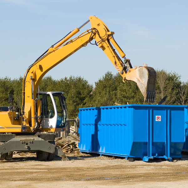 are there any additional fees associated with a residential dumpster rental in Falls